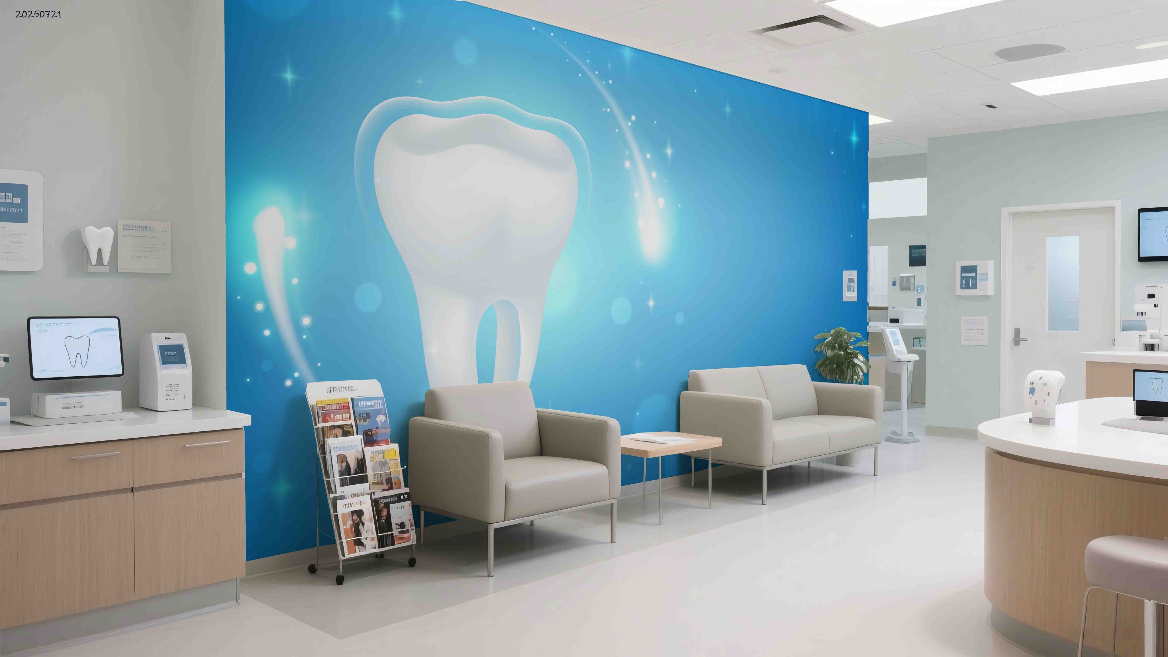 3D Dental Clinic Hospital Rehabilitation Center Stomatology Health Wall Mural Wallpaper 14