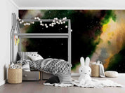 3D Abstract Damaskeen Black Wall Mural Wallpaper YXL 156