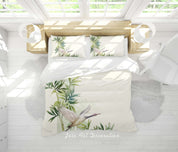 3D Tree Leaf Bird Quilt Cover Set Bedding Set Duvet Cover Pillowcase 264