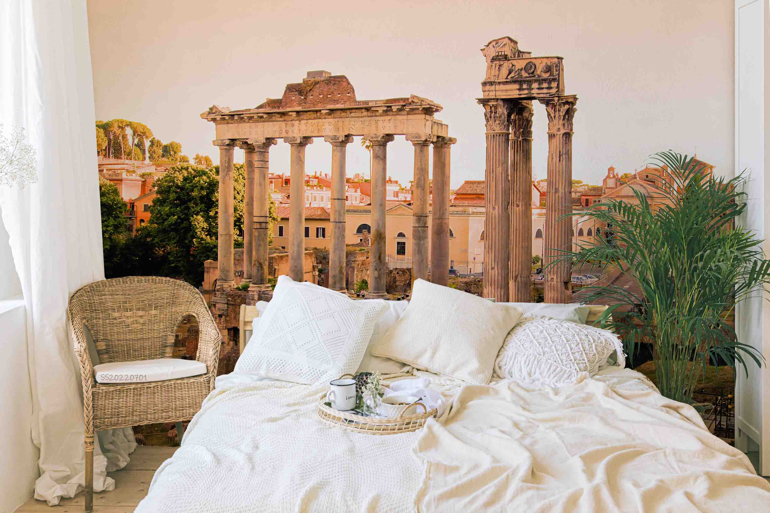 3D Roman Forum Sunset Rome Italy Wall Mural Wallpaper GD 5054- Jess Art Decoration