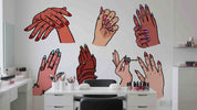 3D Salon Shop Beauty Salon Nail Salon Wall Mural Wallpaper 26