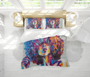 3D Graffiti Hair Hand  Quilt Cover Set Bedding Set Duvet Cover Pillowcase 559