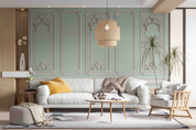 3D Wood Grain Rectangle Wall Mural Wallpaper YXL 1193