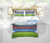 3D Lyons Football Field Spectator Seats Cloud Sky Quilt Cover Set Bedding Set Duvet Cover Pillowcase 779