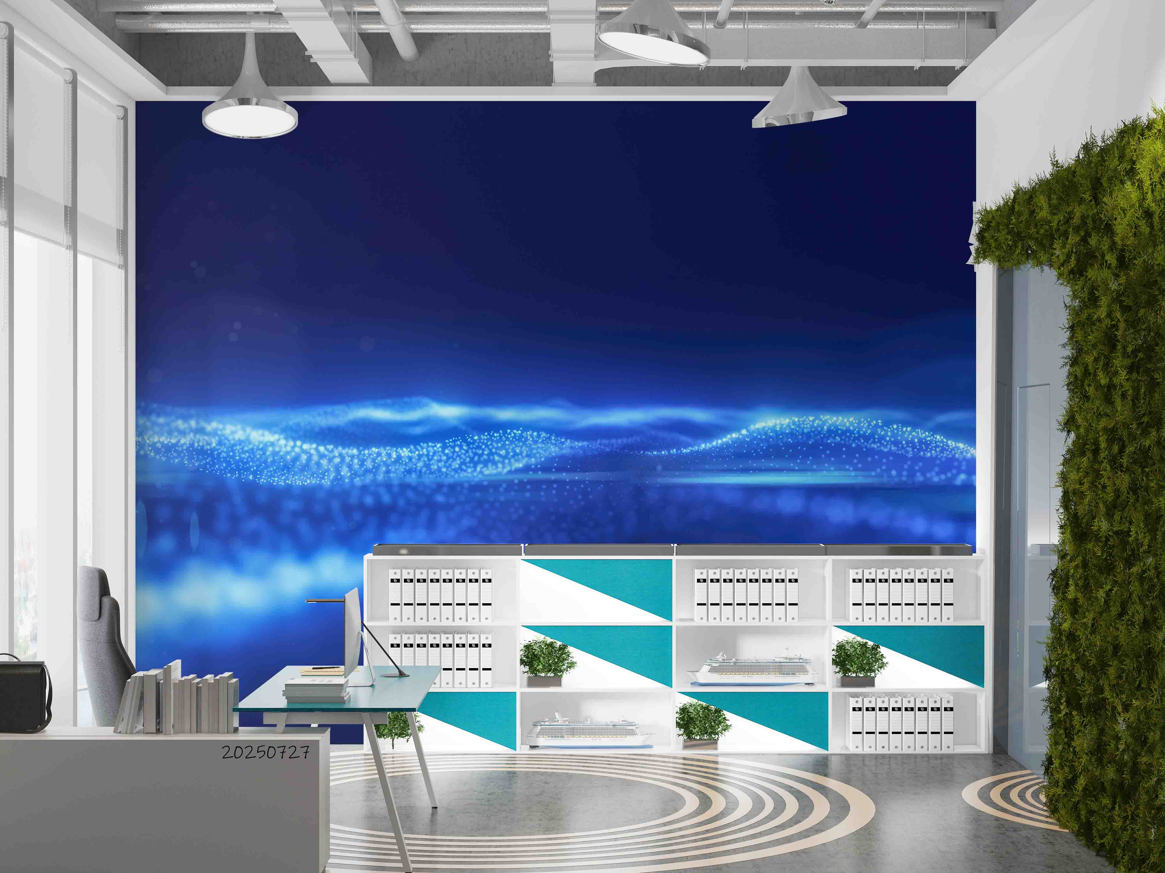 3D Office Business Commerce Technology Wall Mural Wallpaper 35