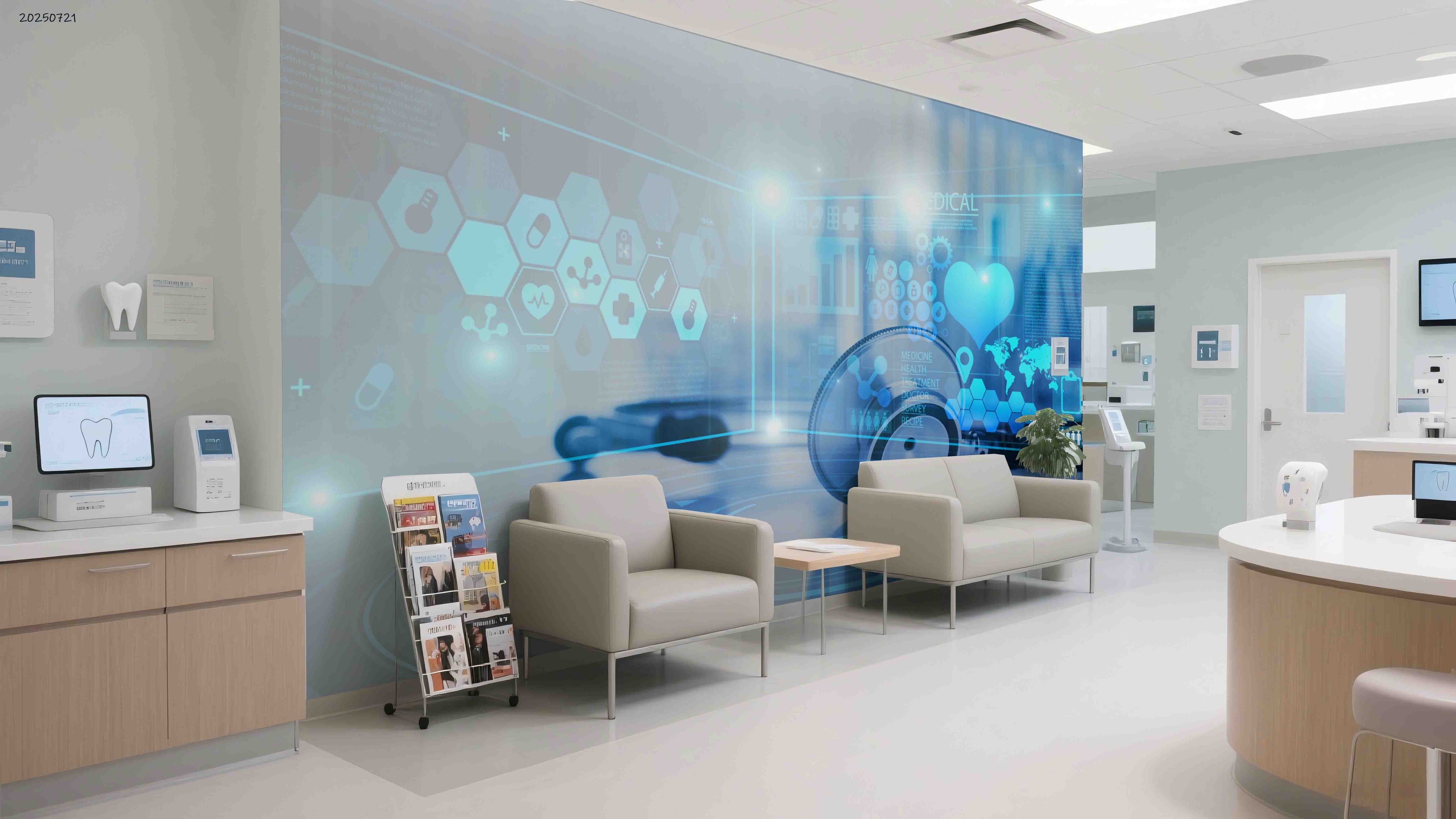 3D Clinic Hospital Rehabilitation Center Health Wall Mural Wallpaper 8