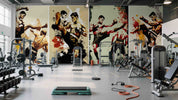 3D Gym Fitness Boxing Wall Mural Wallpaper 4