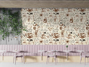 3D Restaurant Snack Bar Coffee Shop Wall Mural Wallpaper 22