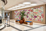 3D Retail Shop Store Market Trade Floral Wall Mural Wallpaper 20