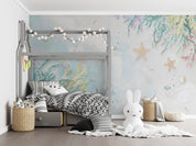 3D Fresh Starfish Coral Fish Wall Mural Wallpaper GD 3951- Jess Art Decoration