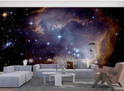 3D Star Cloud Night Sky Silhouette Branch Tree Wall Mural Wallpaper GD 4496- Jess Art Decoration