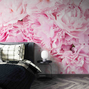 3D Floral Carnation Pink Wall Mural Wallpaper YXL 2597