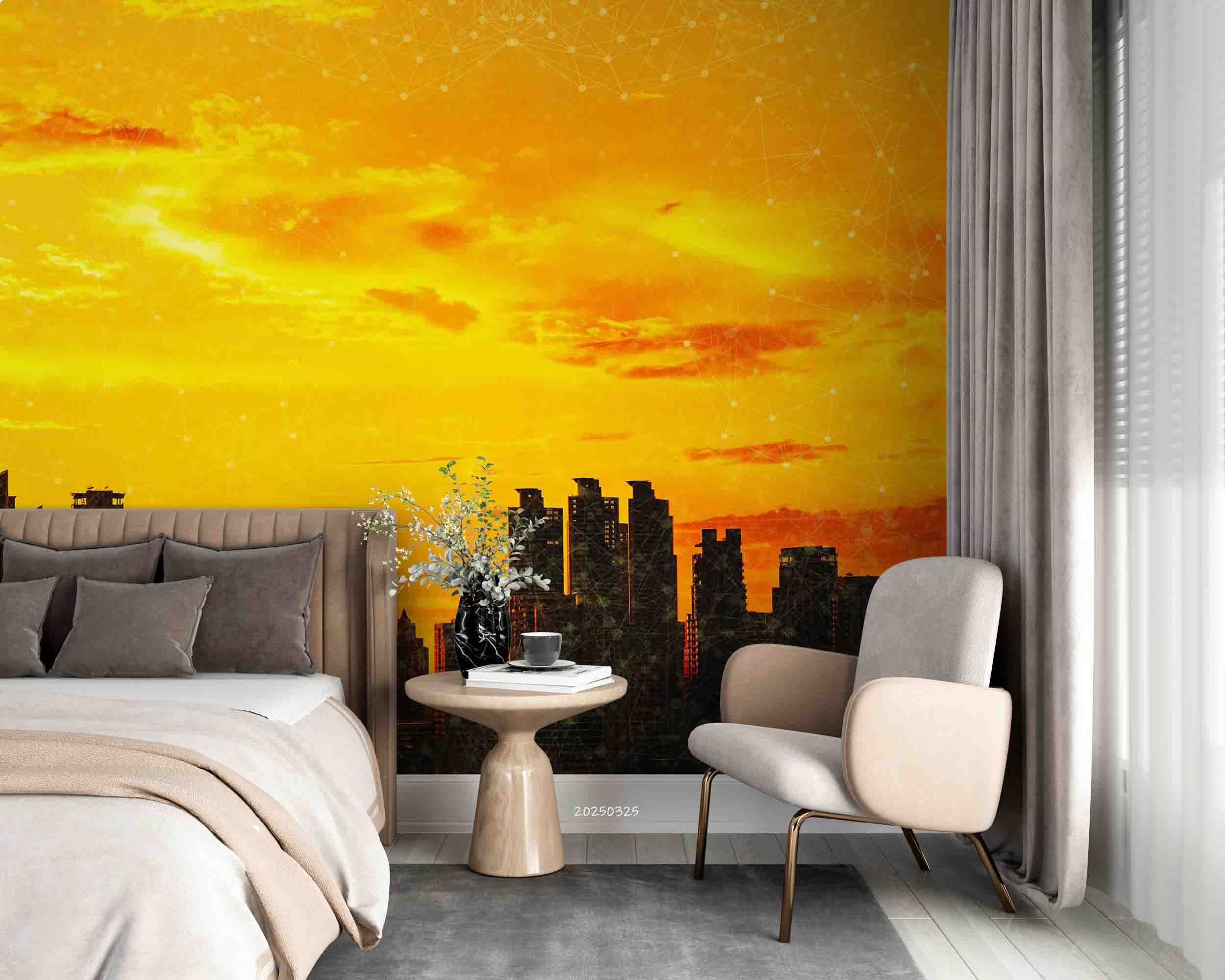 3D Thai Bangkok City Landscape Wallpaper Wall Mural Wall Decor Wall Art Wall Sticker Remoable Wallpaper