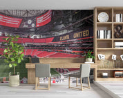 3D Architecture Stadium Auditorium Screen Letter Wall Mural Wallpaper YXL 240
