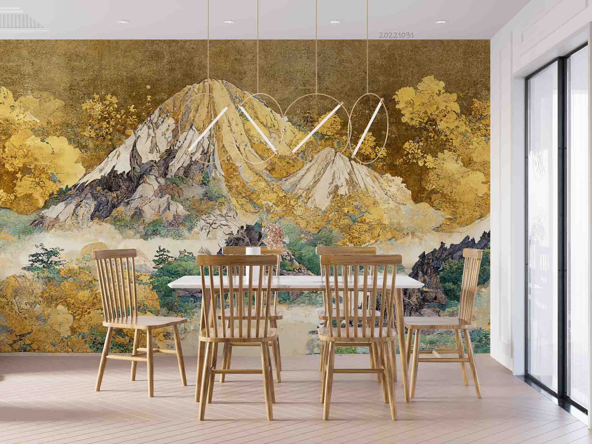 3D Japanese Nature Asian Culture Mountains Rocks Wall Mural Wallpaper GD 3047- Jess Art Decoration