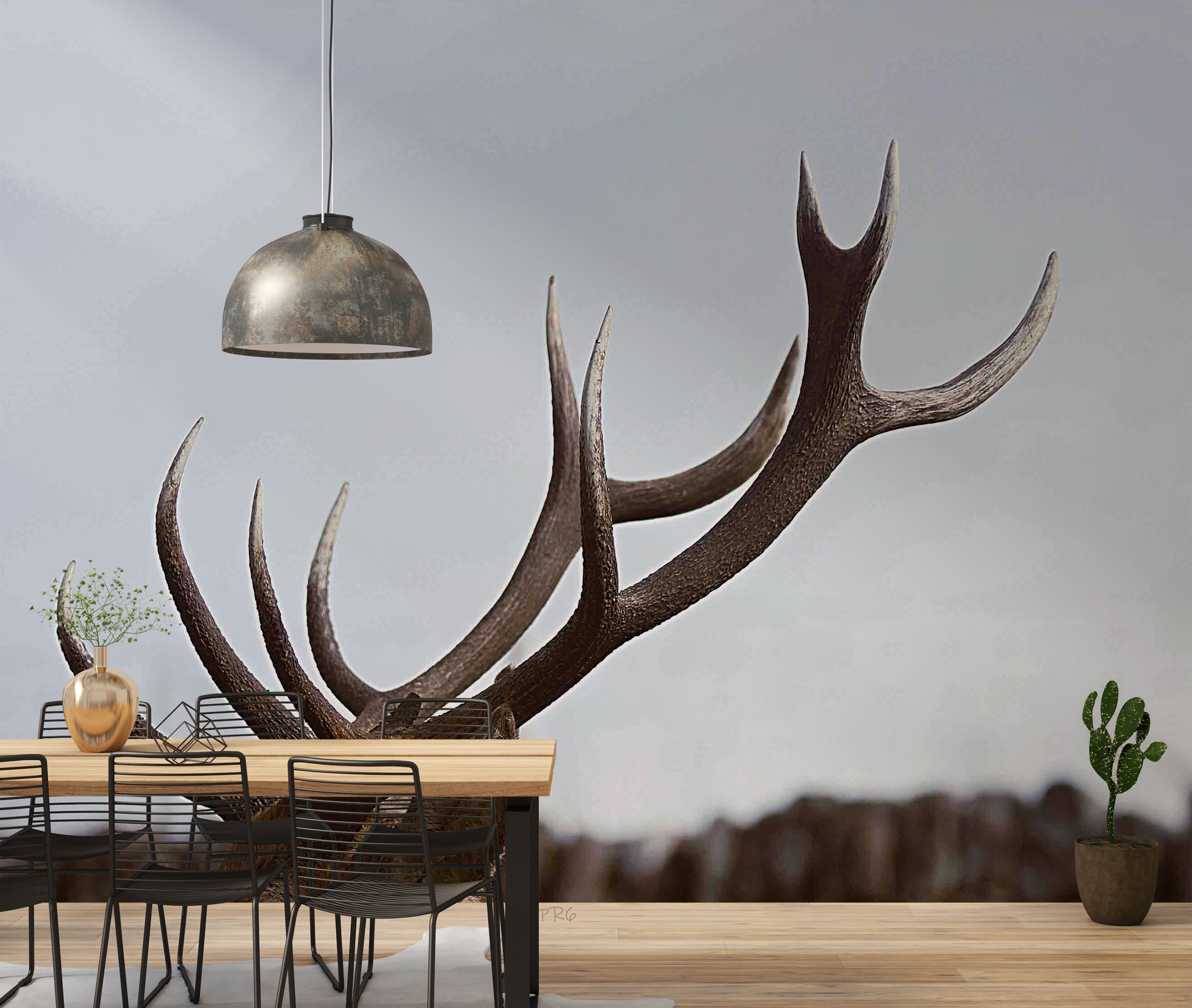 3D Animal Corner Mountain Wall Mural Wallpaper YXL 18- Jess Art Decoration