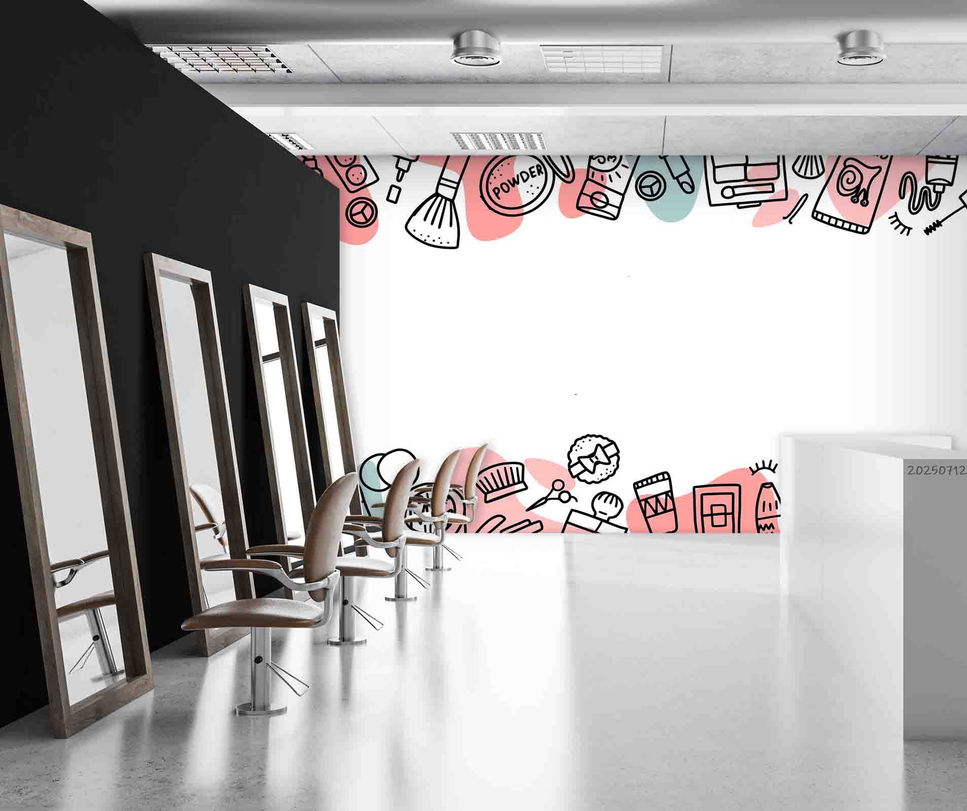 3D Salon Shop Beauty Salon Wall Mural Wallpaper 9