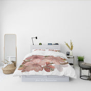 3D Floral Peony Branch Quilt Cover Set Bedding Set Duvet Cover Pillowcase 207
