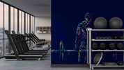 3D Gym Fitness Gymnasium Dumbbell Wall Mural Wallpaper 29