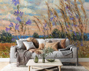 3D Oil Painting Tree Leaf Morning Glory Wall Mural Wallpaper YXL 116