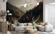 3D Scenery Forest Tree Road Grassland Wall Mural Wallpaper YXL 25- Jess Art Decoration