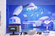 3D Clinic Hospital Rehabilitation Center Operating Room Surgical Lab Wall Mural Wallpaper JN 2