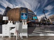3D City Architecture Stadium Cloud Sky Road Screen Wall Mural Wallpaper YXL 448