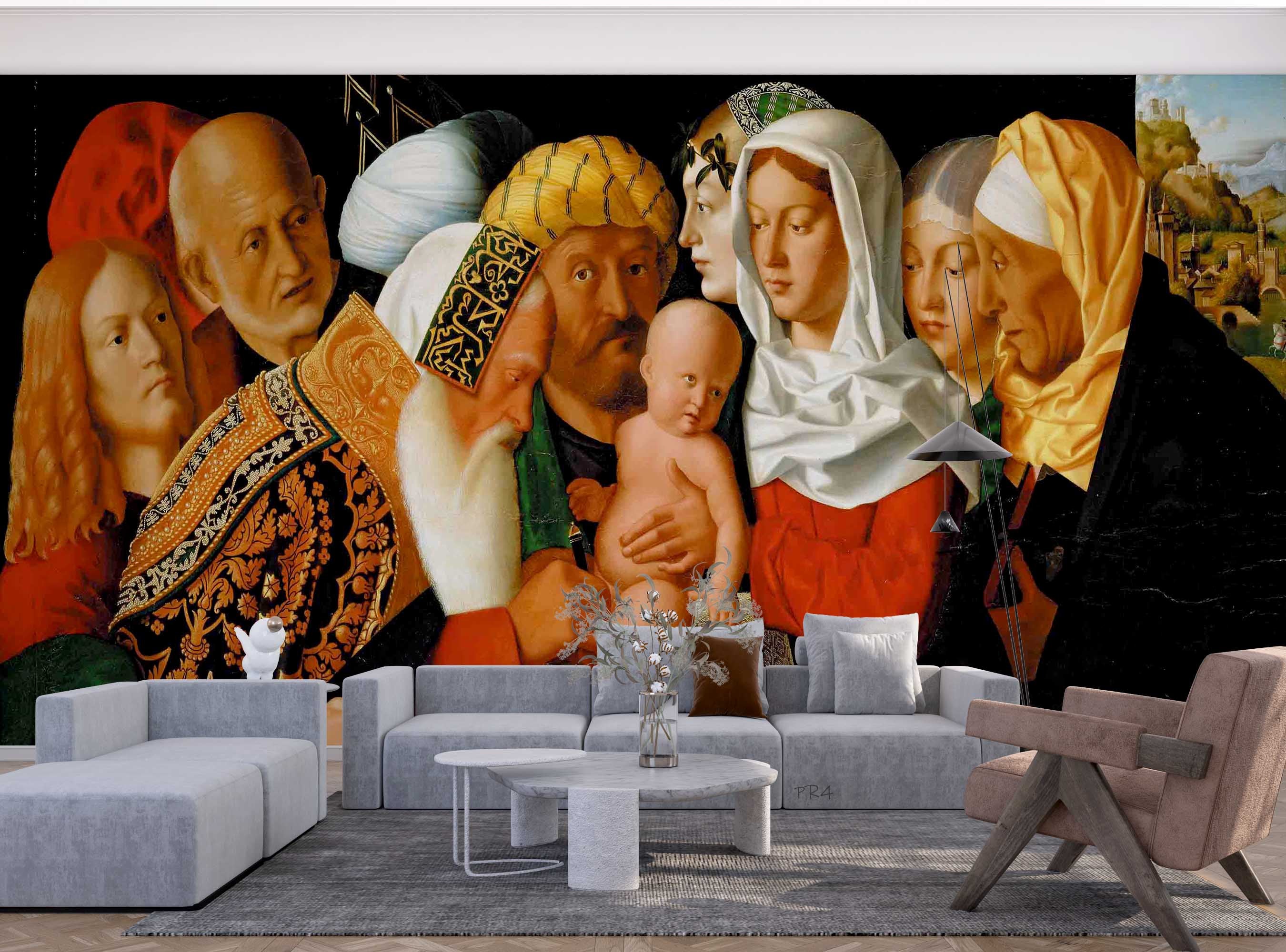 3D World Famous Painting Person Child Wall Mural Wallpaper YXL 2748