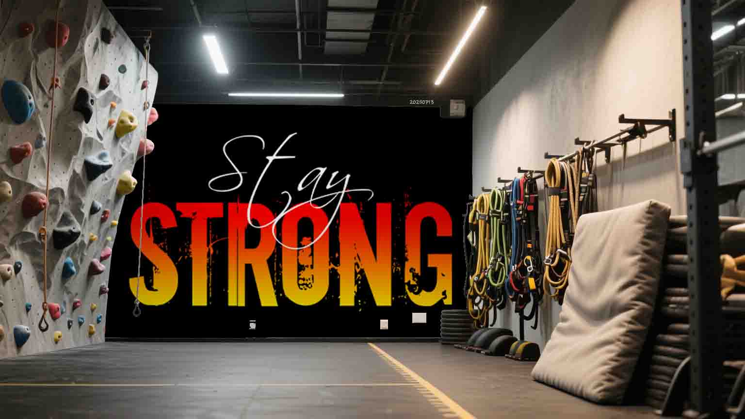 3D Gym Fitness Wall Mural Wallpaper 1