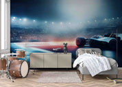 3D F1 Formula Racing Wallpaper Wall Mural Wall Decor Wall Art Wall Sticker Remoable Wallpaper