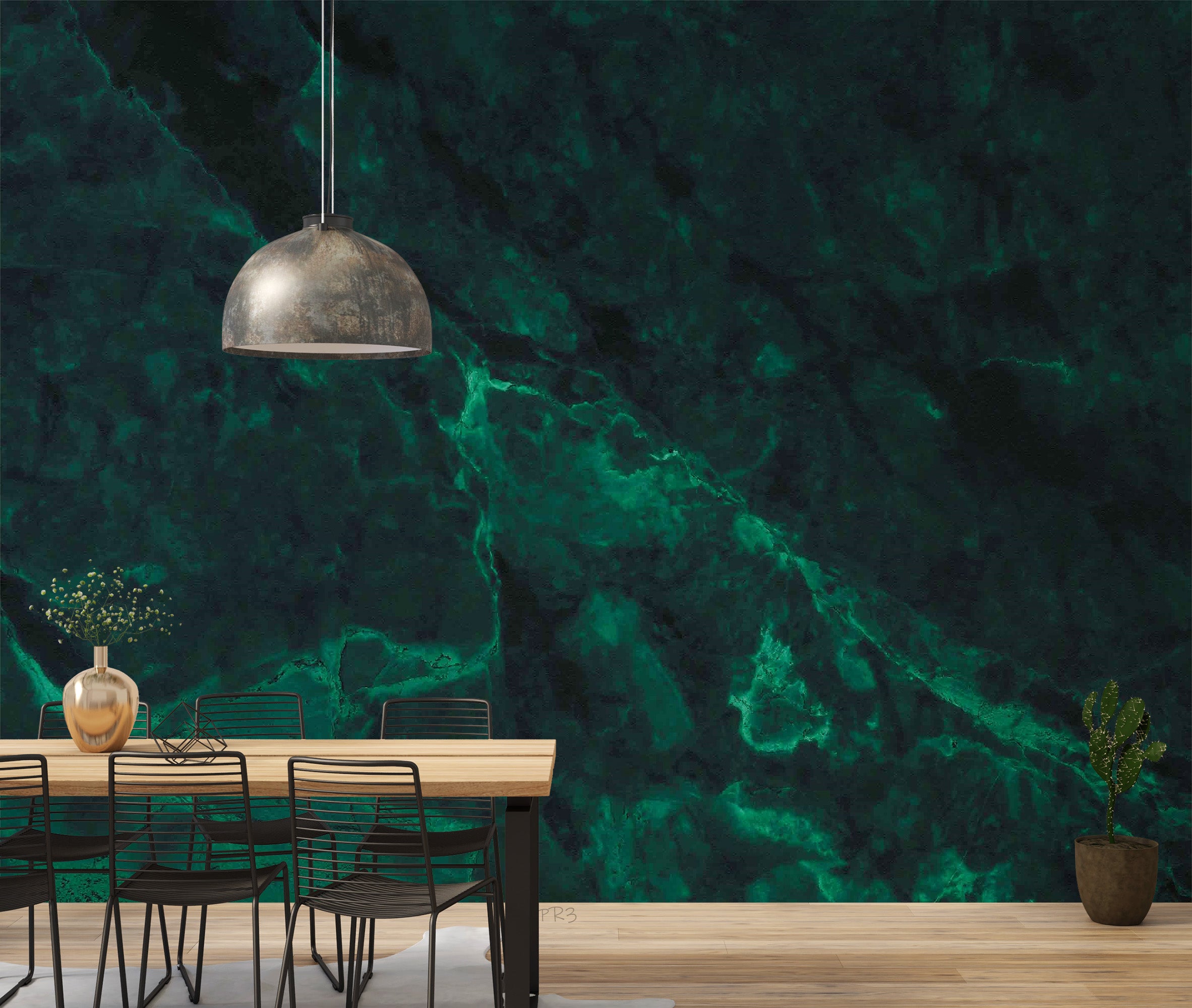 3D Abstract Green Marble Texture Wall Mural Wallpaper GD 3859- Jess Art Decoration
