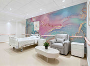 3D Aged Care Retirement Home Gerocomium Rest Home Marble Wall Mural Wallpaper 1