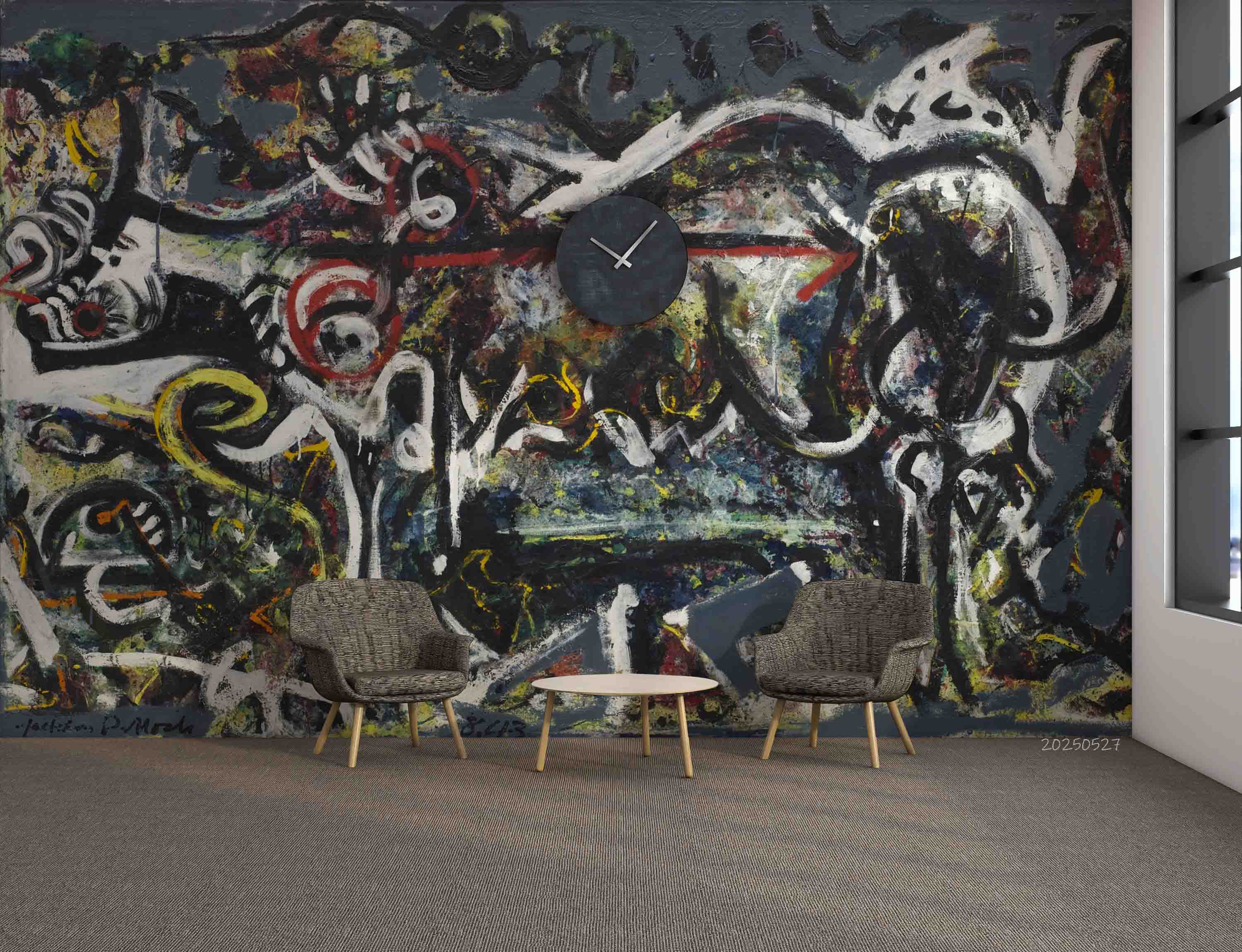 3D Artist's Abstract Painting Graffiti Artwork Wallpaper Wall Mural Wall Decor Wall Art Wall Sticker Remoable Wallpaper 37