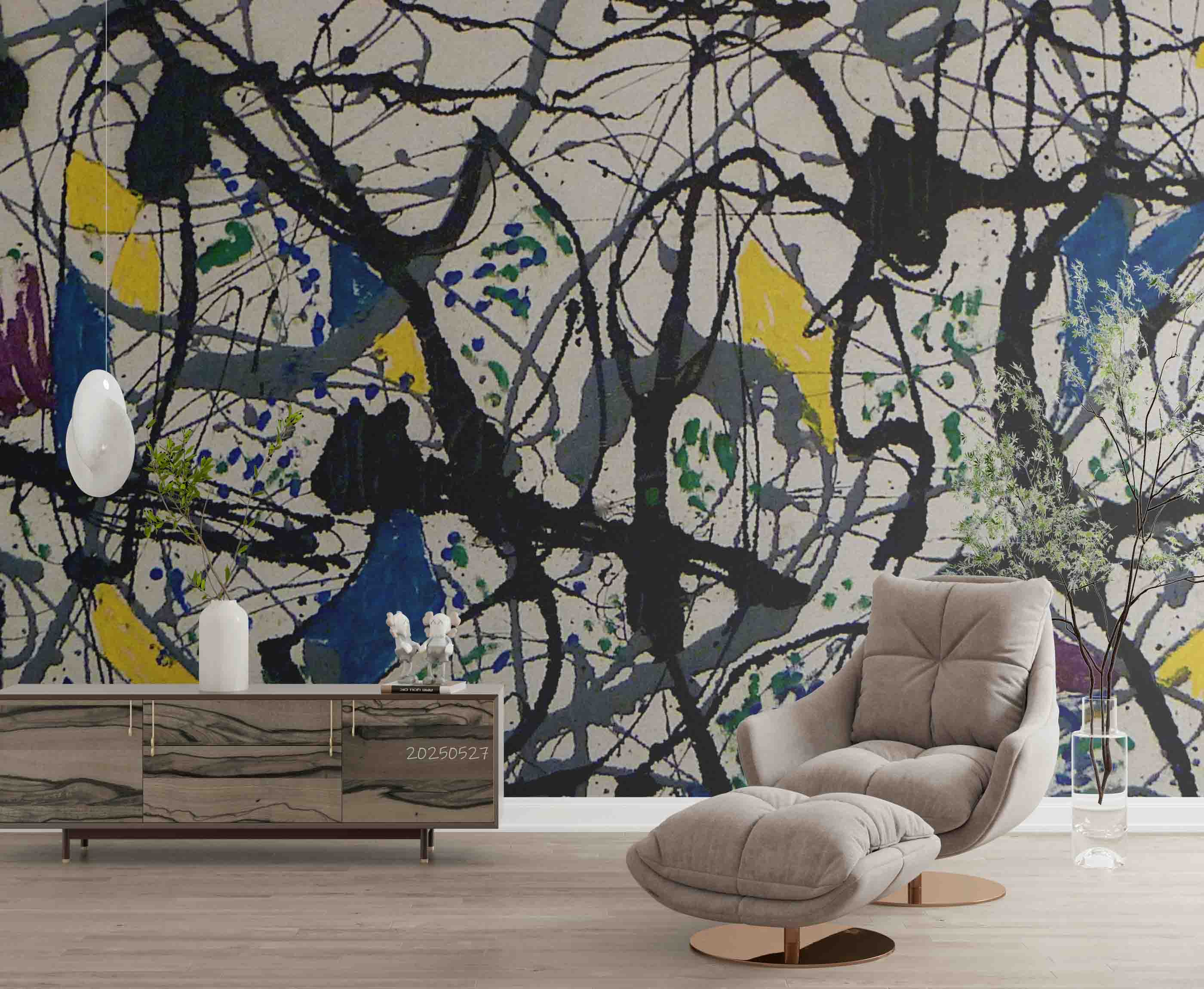 3D Artist's Abstract Painting Graffiti Artwork Wallpaper Wall Mural Wall Decor Wall Art Wall Sticker Remoable Wallpaper 13