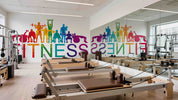 3D Gym Fitness Gymnasium Dumbbell Wall Mural Wallpaper 49