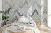 3D Geometric Curve Lines Wall Mural Removable  140