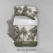 3D Forest Tree Grassland Elephant Quilt Cover Set Bedding Set Duvet Cover Pillowcase 690