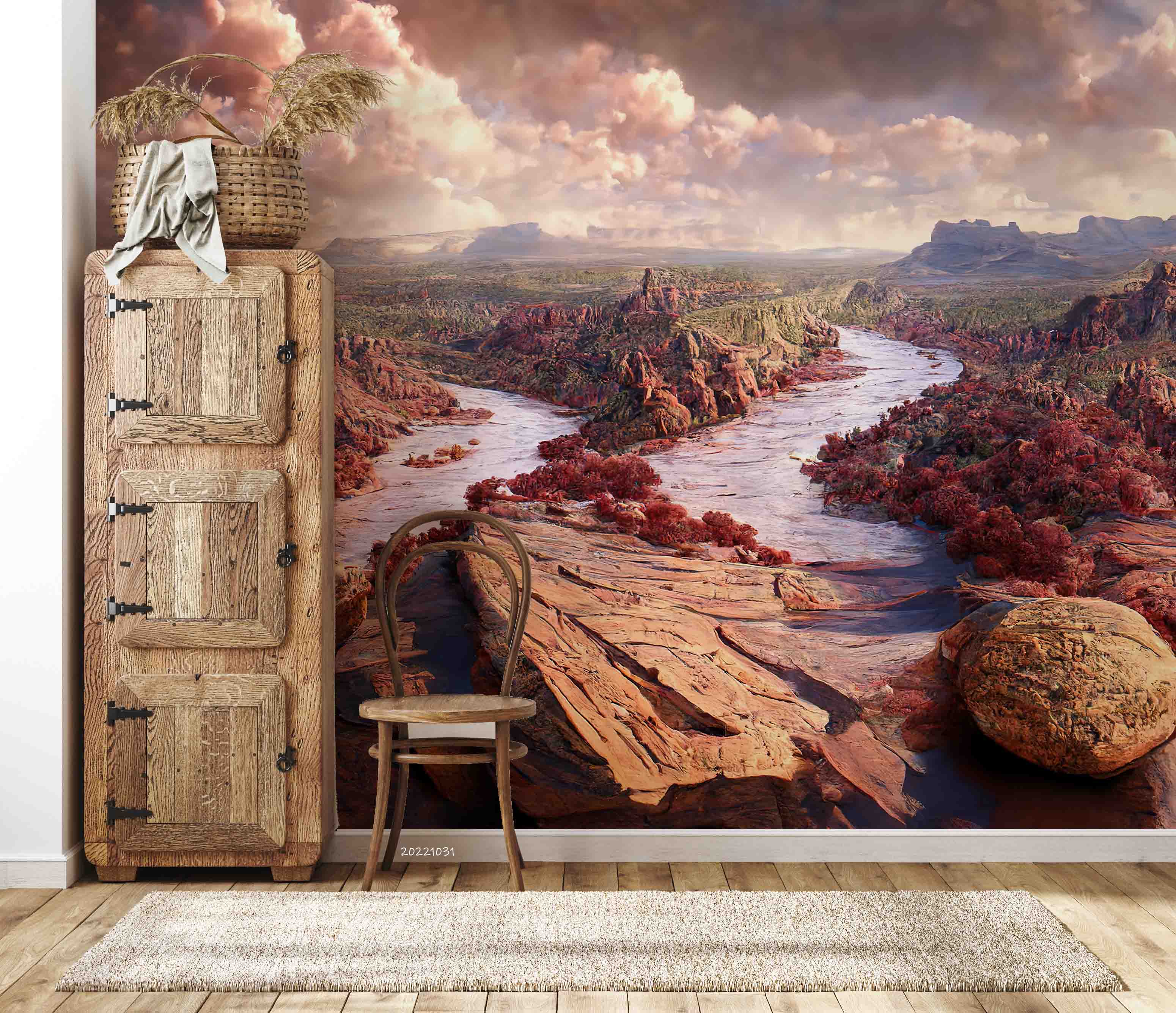 3D Fantasy Scene Magic Portal Dusk Fog Rainforest Wall Mural Wallpaper GD 3088- Jess Art Decoration