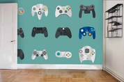 3D Game Controller Pattern gaming controller pattern wall mural wallpaper for kids room - view 2