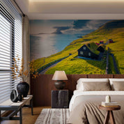 3D Hotel Inn Motel Hostel Resort Manor Scenery Sea Wall Mural Wallpaper 12