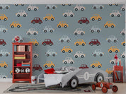 3D Cartoon Car Pattern Kids Wall Mural Wallpaper GD 4125- Jess Art Decoration