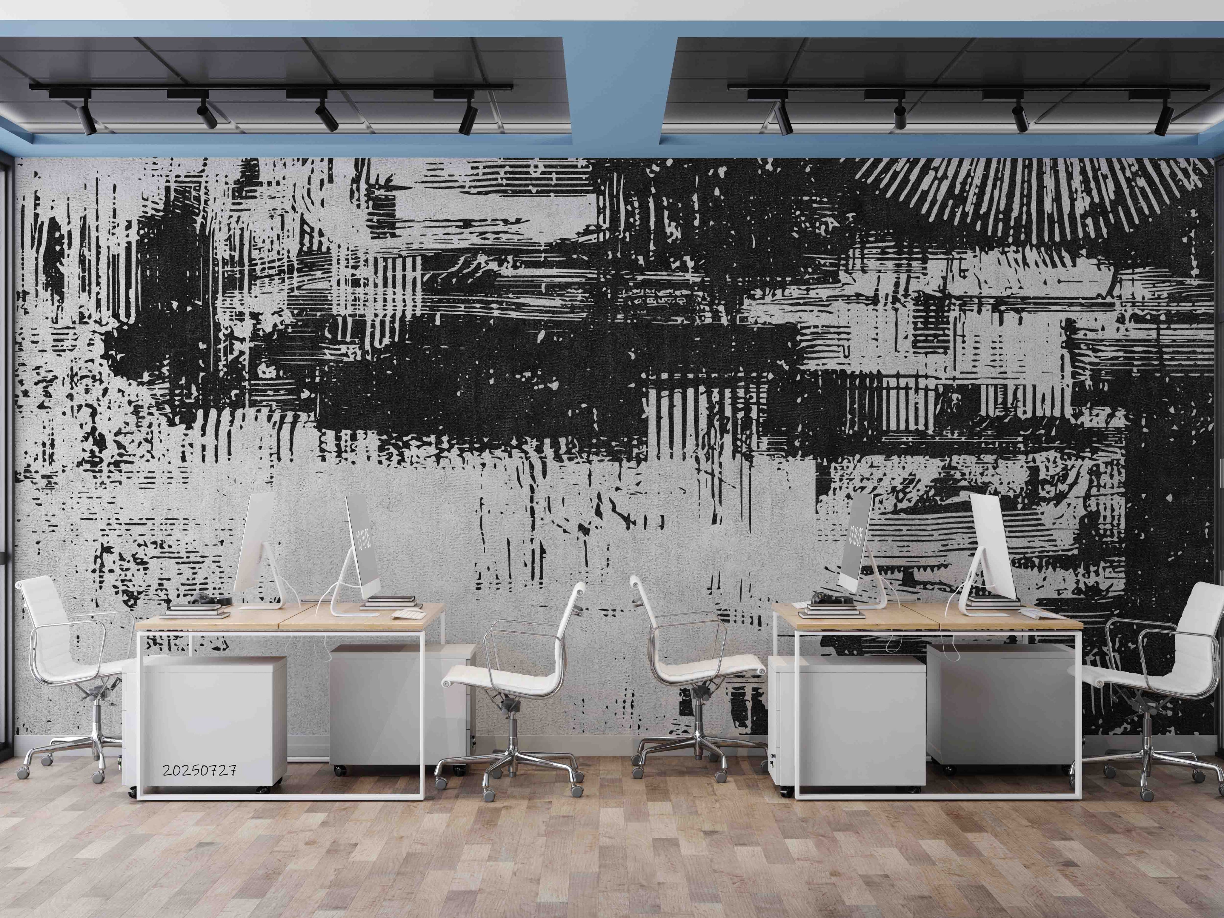 3D Office Business Technology Abstract Wall Mural Wallpaper 14