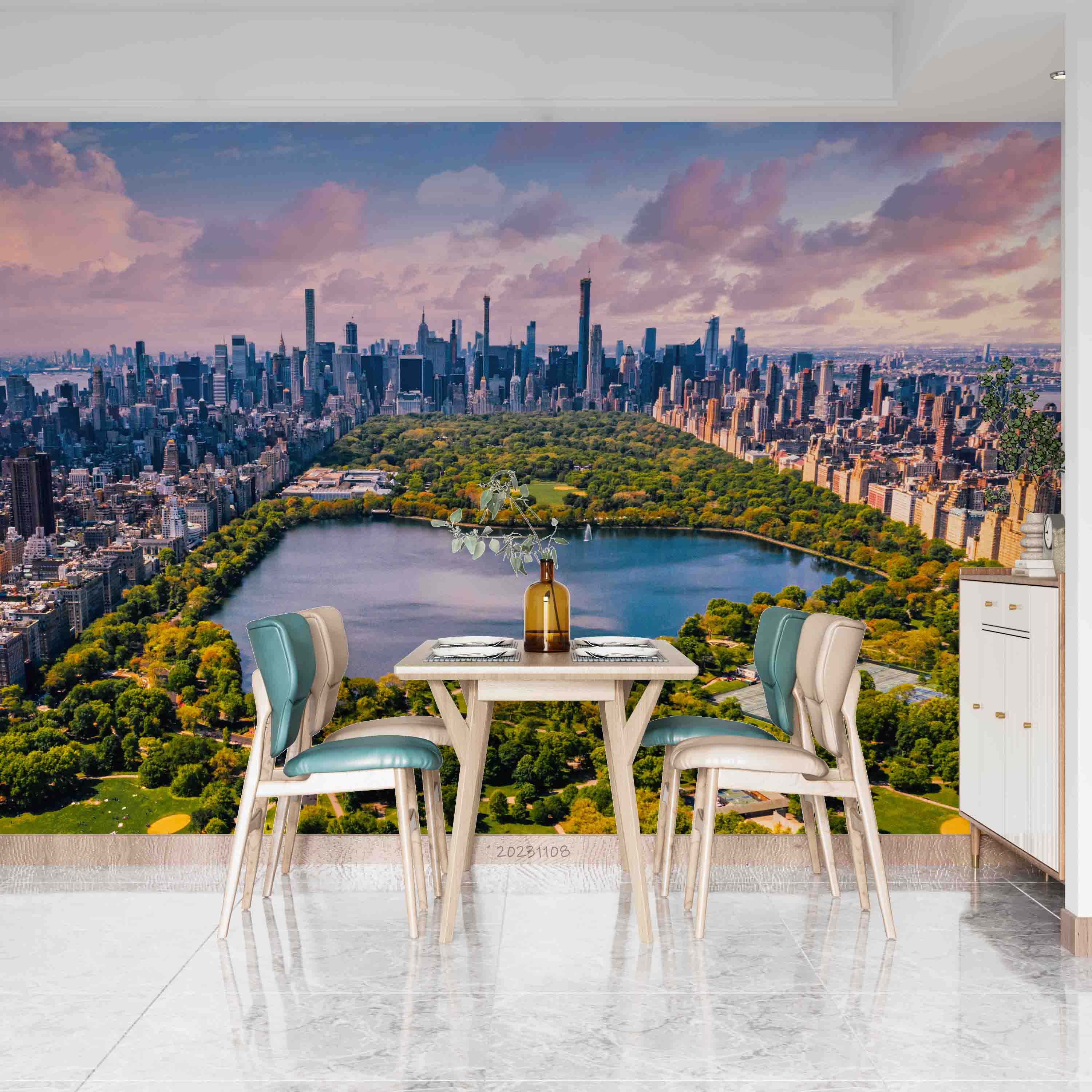 3D Architecture River Tree Mansion Cloud Sky Wall Mural Wallpaper YXL 3040