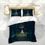 3D Forest Tree Light Child Butterfly Quilt Cover Set Bedding Set Duvet Cover Pillowcases 1178
