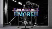 3D Fitness Person Letter Dumbbell Wall Mural Wallpaper YXL 1724