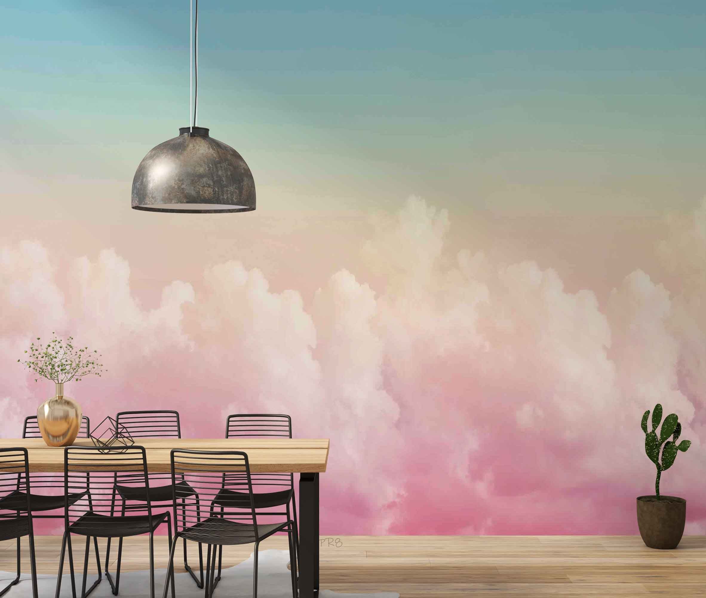 3D Colorful Sky Cloud Scenery Wall Mural Wallpaper GD 4530- Jess Art Decoration