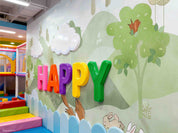 3D Play Centre Amusement Park Funfair Carnie Cartoon Animals Scenery Wall Mural Wallpaper 19