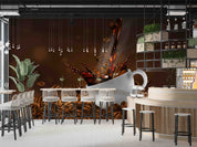 3D Coffee Shop Wall Mural Wallpaper 29