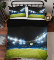 3D Rome Football Field Spectator Seats Lamplight Quilt Cover Set Bedding Set Duvet Cover Pillowcase 867