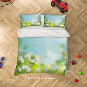 3D Floral Leaf Bluesky Quilt Cover Set Bedding Set Duvet Cover Pillowcase 316